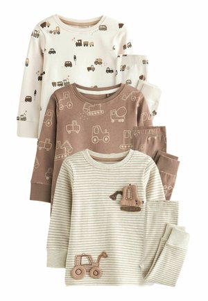 SNUGGLE 3 PACK SET - Conjunto de pijama - neutral digger