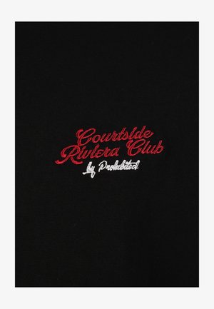 PROHIBITED, ATHLETIC & HEALTH CLUB TEE UNISEX - Trükipildiga T-särk - black