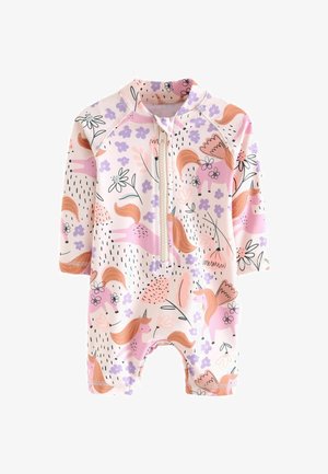 Next REGULAR FIT - Jednodílné plavky - pale pink unicorn