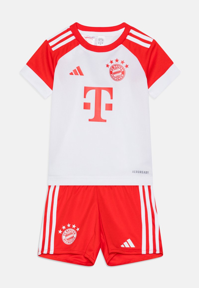 adidas Performance - FC BAYERN MÜNCHEN HOME BABY UNISEX SET - Joukkuetuote - white/red, Suurenna