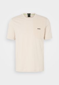 TEE GLAMPING - T-shirts med print - open beige