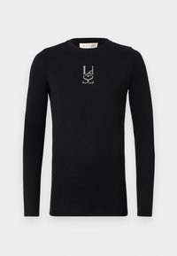 SIMPLE LONG SLEEVES LOGO UNISEX - T-shirt à manches longues - black