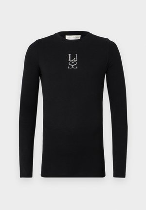 Ludovic de Saint Sernin SIMPLE LONG SLEEVES LOGO UNISEX - Long sleeved top - black