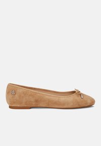 JAYNA SUEDE FLAT - Ballet pumps - camel