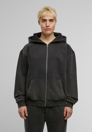 Urban Classics VINTAGE  - Zip-up sweatshirt - magnet