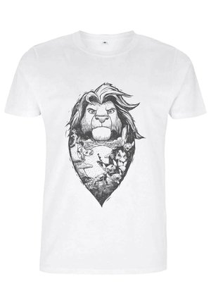 THE LION KING THE LINO KING UNISEX - Print T-shirt - white