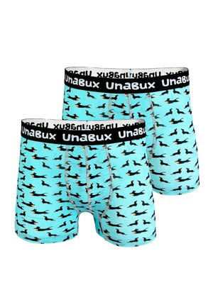 Unabux 2-PACK - Kurze Boxershorts - türkis