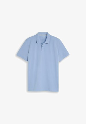 TOM TAILOR, TOM TAILOR POLOSHIRTS PIQUÉ POLOSHIRT MIT LOGO-STICKEREI - Polo shirt - pale blue