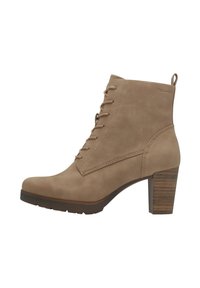 Tamaris Bottines à lacets - taupe