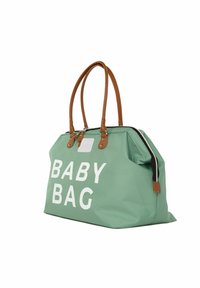 Bagmori BABY BAG PRINTED DIAPER BAG - Soma zīdaiņu pārsiešanai - grün