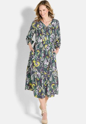 Blusenkleid - green patterned