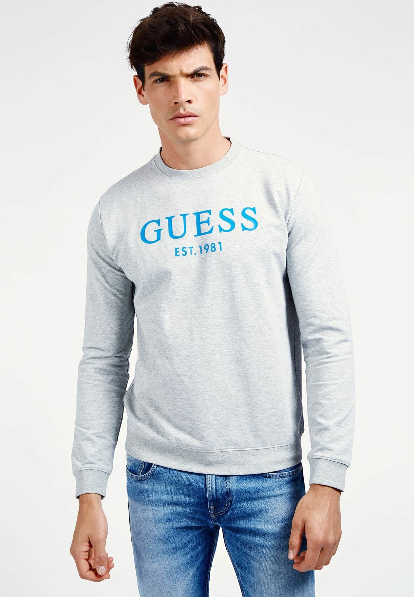 Guess Sweatshirt hellgrau Zalando.at Guess Sweatshirt hellgrau Zalando.at