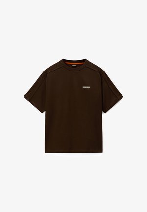 Napapijri, S-TEZA SS. - T-shirt print - demitasse wt