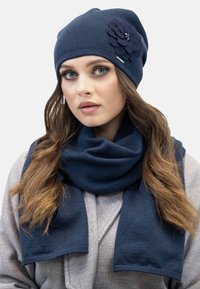 Vivisence SET - Scarf - dark blue