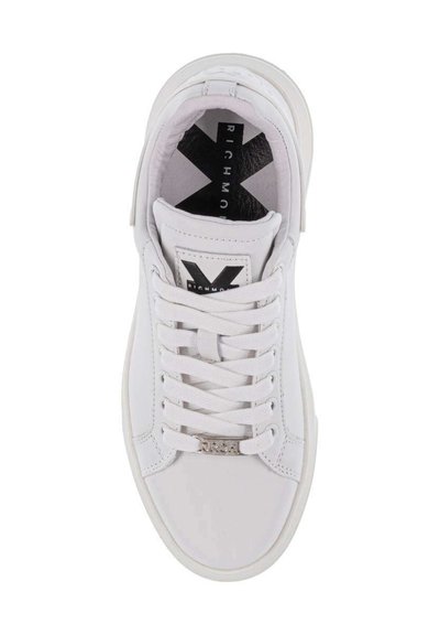 John Richmond CON LOGO - Baskets basses - white