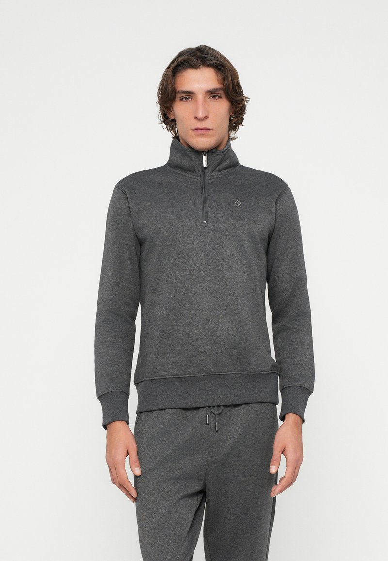 Mexx Sweater met rits donkergrijs