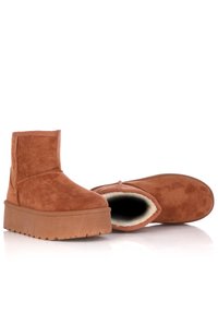 Elara Botines con plataforma - camel