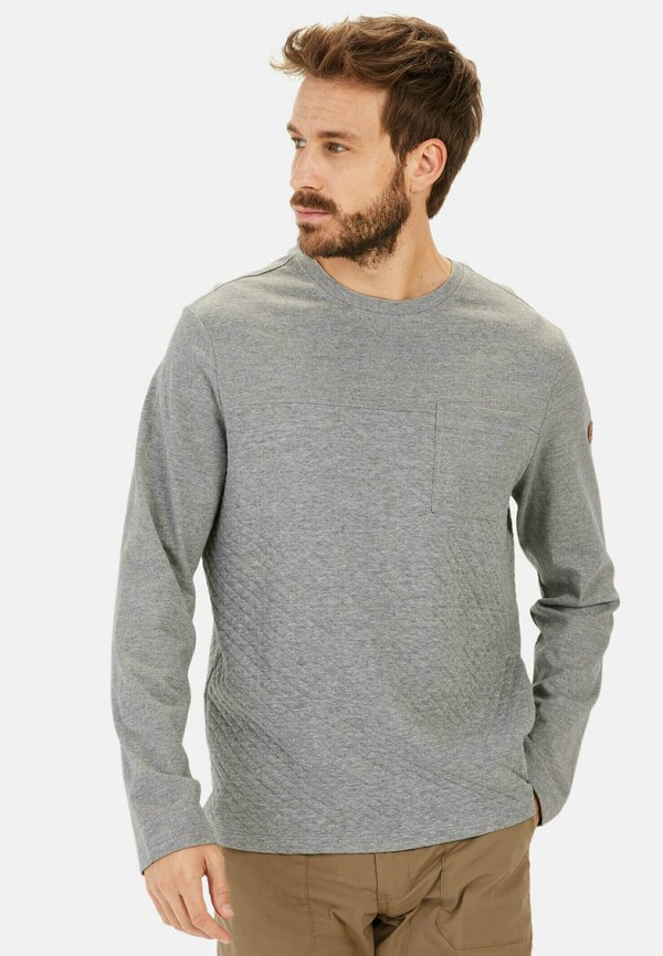 MIT STEPPMUSTER - Langarmshirt