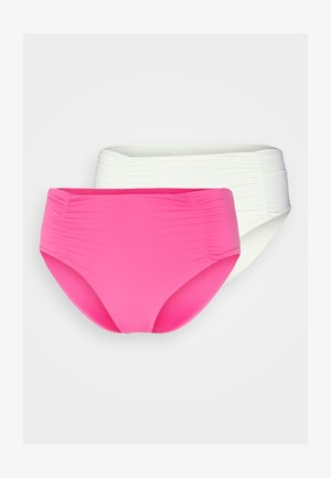 ONLY ONLELLA STITCH 2-PACK - Bas de bikini - cloud dancer / fandango pink solid