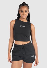 Smilodox CROP ROSINA - Top - schwarz
