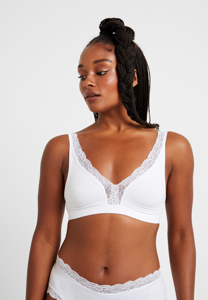 Hanro SOFT CUP - Reggiseno a triangolo - white