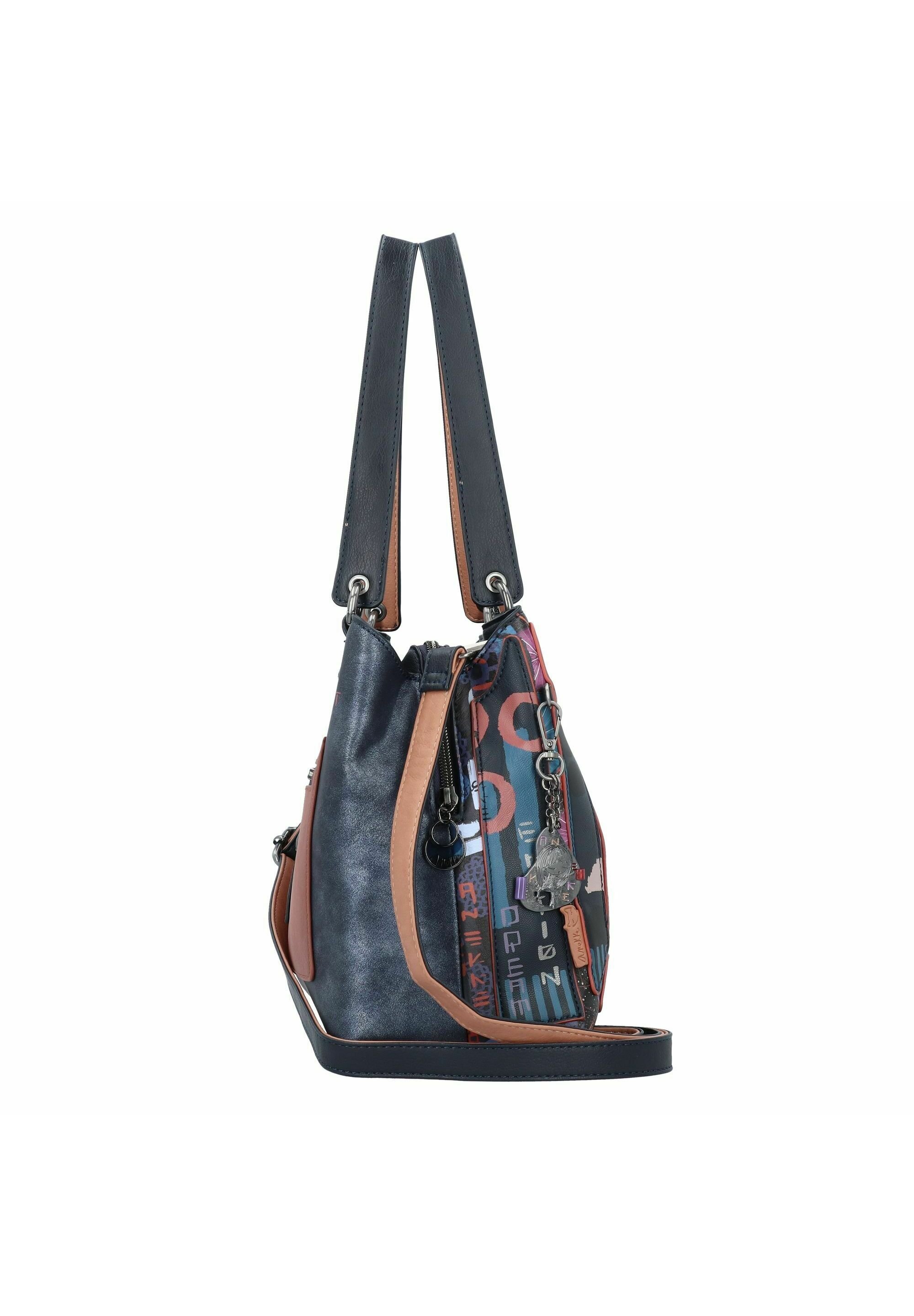 Anekke Handgelenktasche Real Purse - Multicolor Mit Kartenfächern 22x11cm