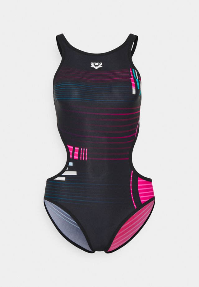 ONE DEBUG ONE PIECE - Costume da bagno - black/multi