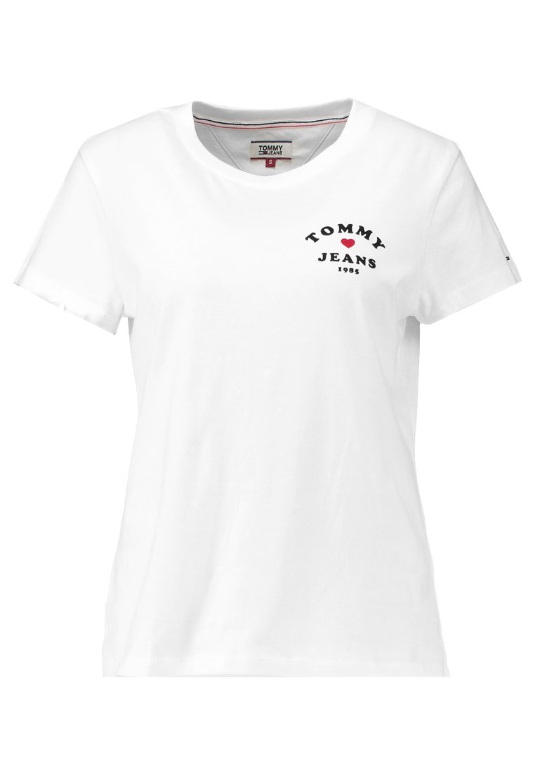 Tommy Jeans T-shirt print wit Tommy Jeans T-shirt print wit