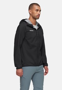 Mammut DUCAN HOODED - Giacca hard shell - black