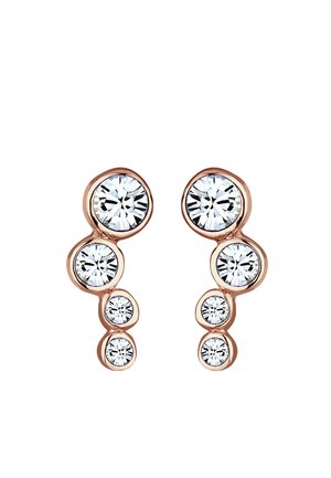 SPARKLING BASIC GEO - MIT KRISTALLEN VON SWAROVSKI® - Oorbellen - rose gold-coloured