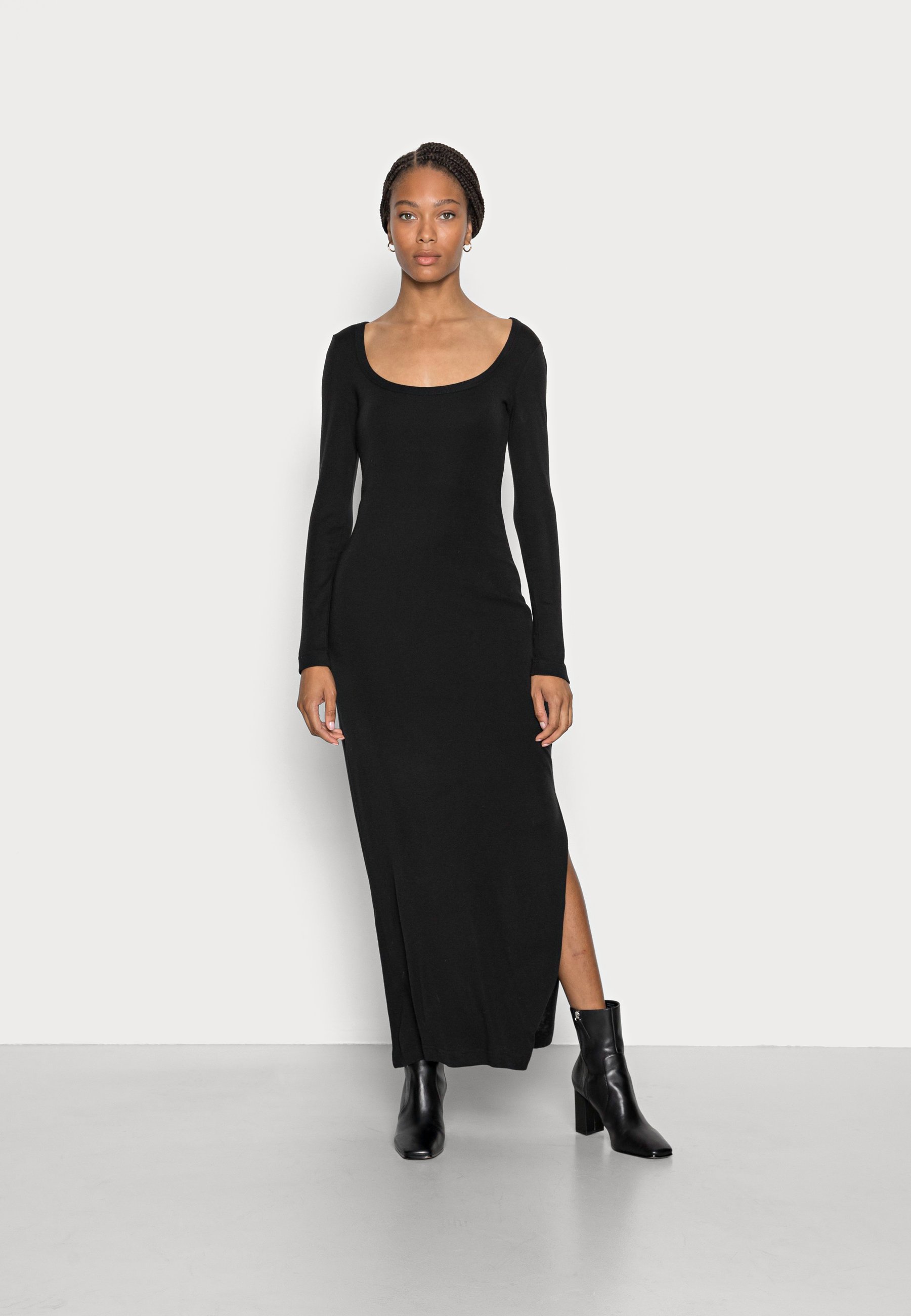 empire waist high low dress