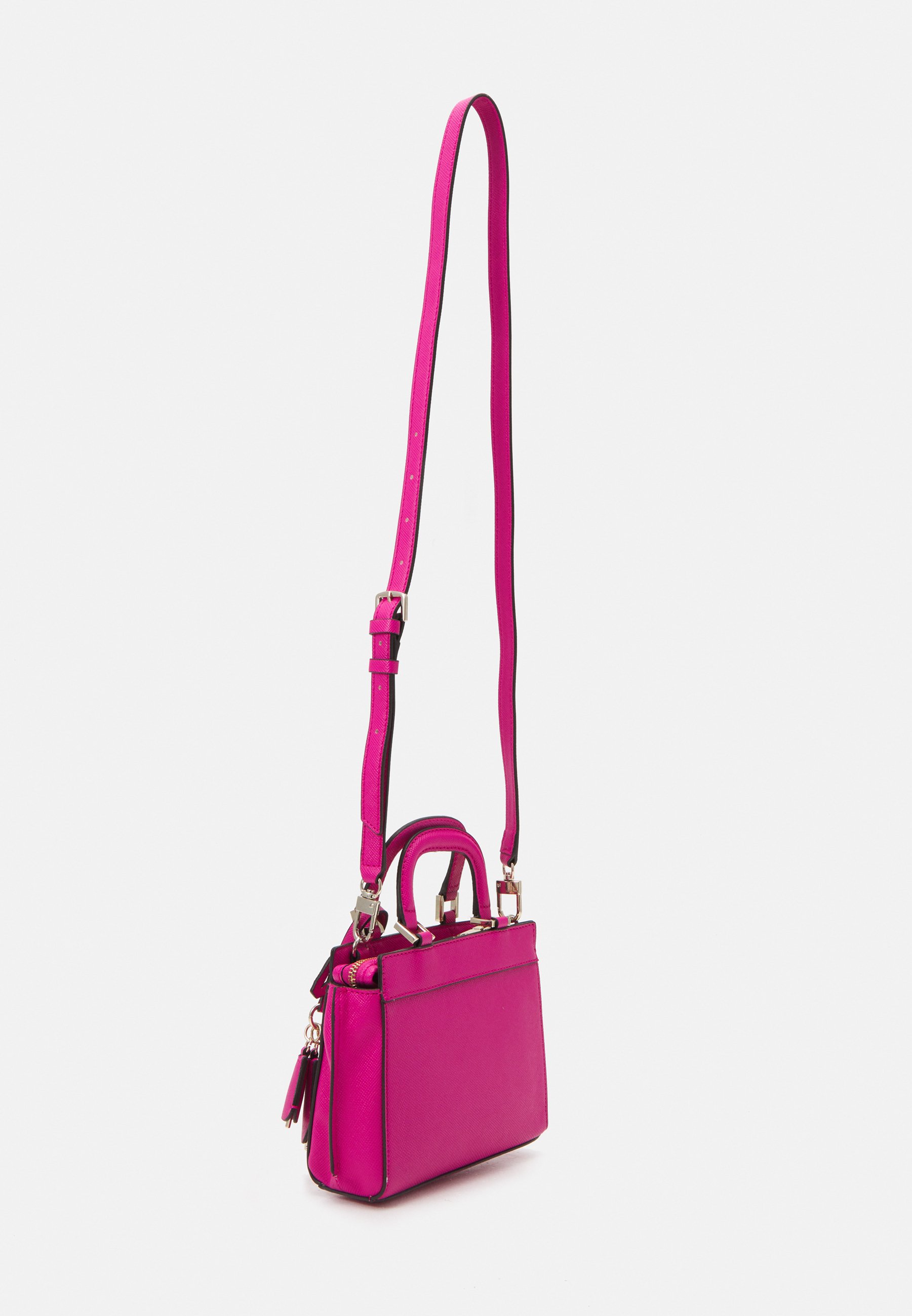 Guess KATEY MINI SATCHEL - Borsa a mano - fuchsia/fuxia - Zalando.it