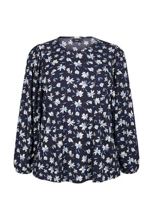 UND GEBLÜMTEM - Bluse - night sky aop
