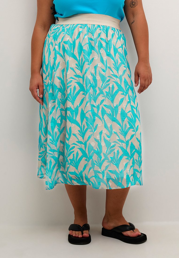 Kaffe Curve A-lijn rok blauw