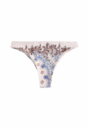Next, HIGH LEG FIT - BIKINI BOTTOMS . - Spodný diel bikín - cream blue paisley