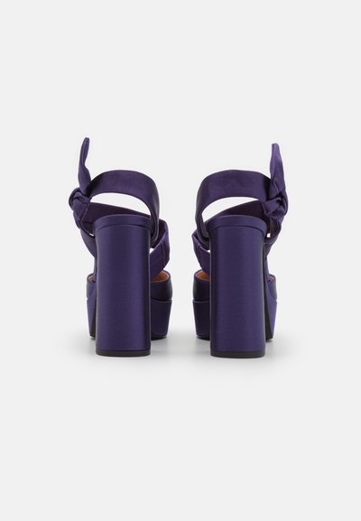 Alberta Ferretti EVENING BOW - Plateaupumps - blue