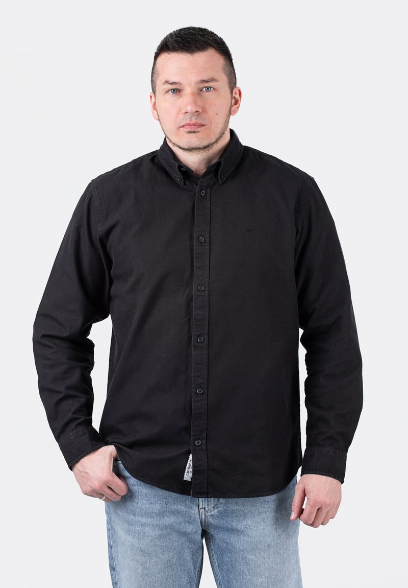 Carhartt WIP - BOLTON  - Hemd - black garment dyed, Vergrößern