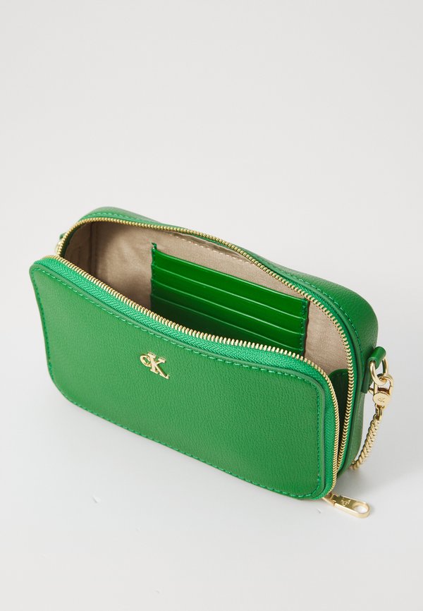 MINIMAL MONO CAMERA BAG - Cross body bag - emerald chip2