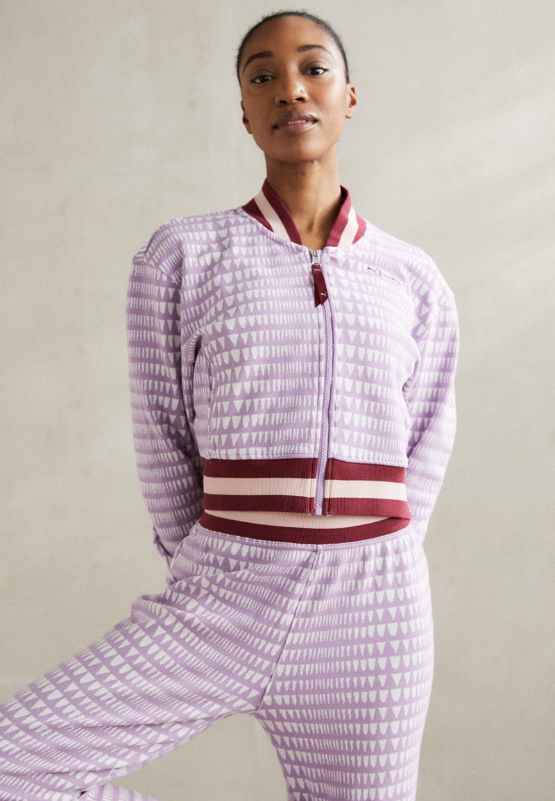 Puma LEMLEM JACKET - Užtrauktuku užsegamas treningas - vivid violet