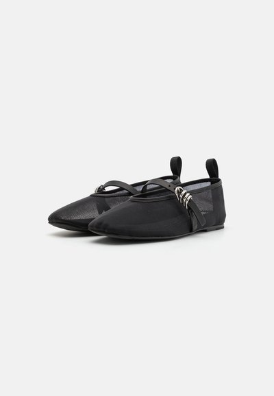 rag & bone SPIRE MARY JANE - Ankle strap ballet pumps - black