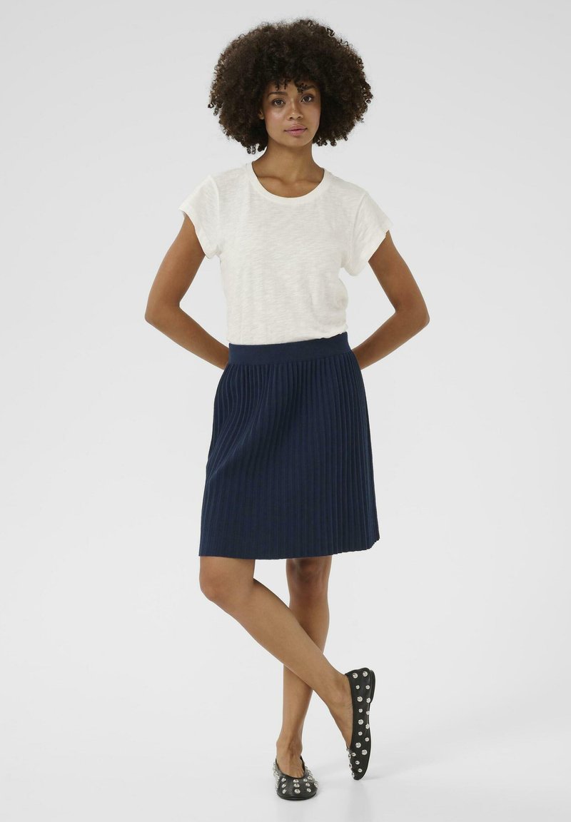 Alice + Olivia Maxi Jupe Asymétrique Superposée En Polyester Bleu Marine  591934