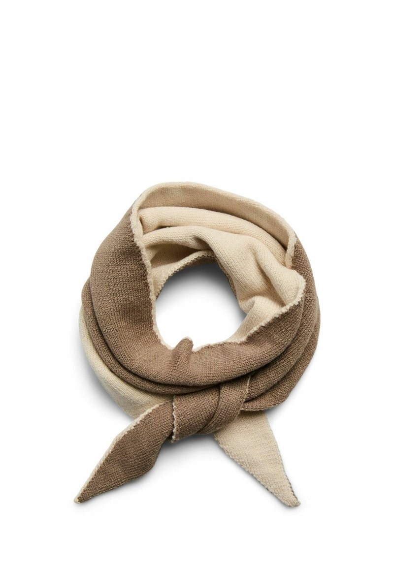 Pieces PCKOMMA TRIANGLE SCARF NOOS BC - Sjal / Tørklæder - whitecap ...