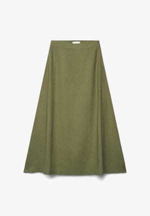 Calliope, GONNA TINTA UNITA - Jupe longue - verde militare scuro
