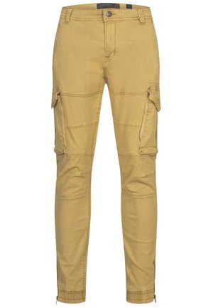 INDICODE JEANS ALEX - Pantaloni cargo - amber
