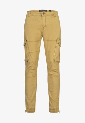 INDICODE JEANS ALEX - Pantaloni cargo - amber