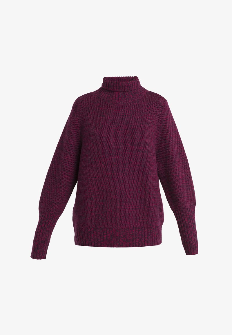 Icebreaker MERINO SEEVISTA FUNNEL NECK SWEATER - Jumper - nightshade ...