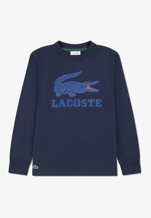 Lacoste LOGO GRAPHIC CORE TEE - Langarmshirt - marine