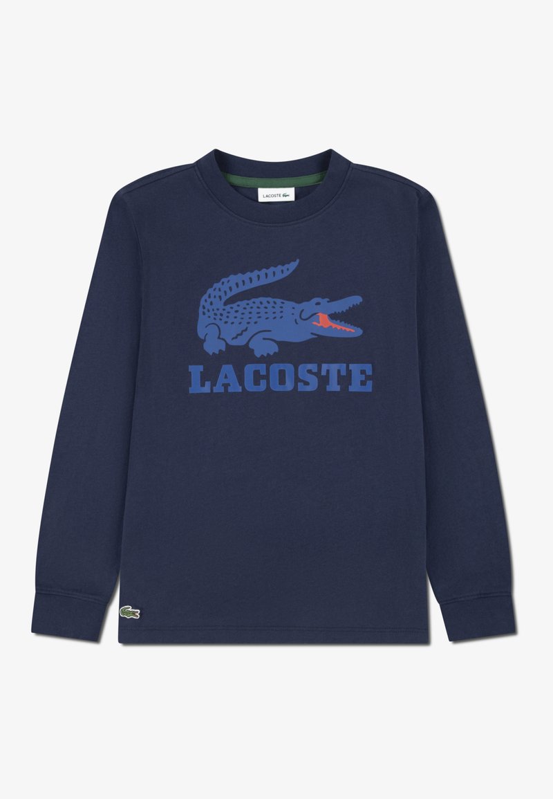 Lacoste LOGO GRAPHIC CORE TEE - Hosszú ujjú felső - marine