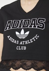 adidas Originals CROPPED JUNIOR - T-Shirt print - black