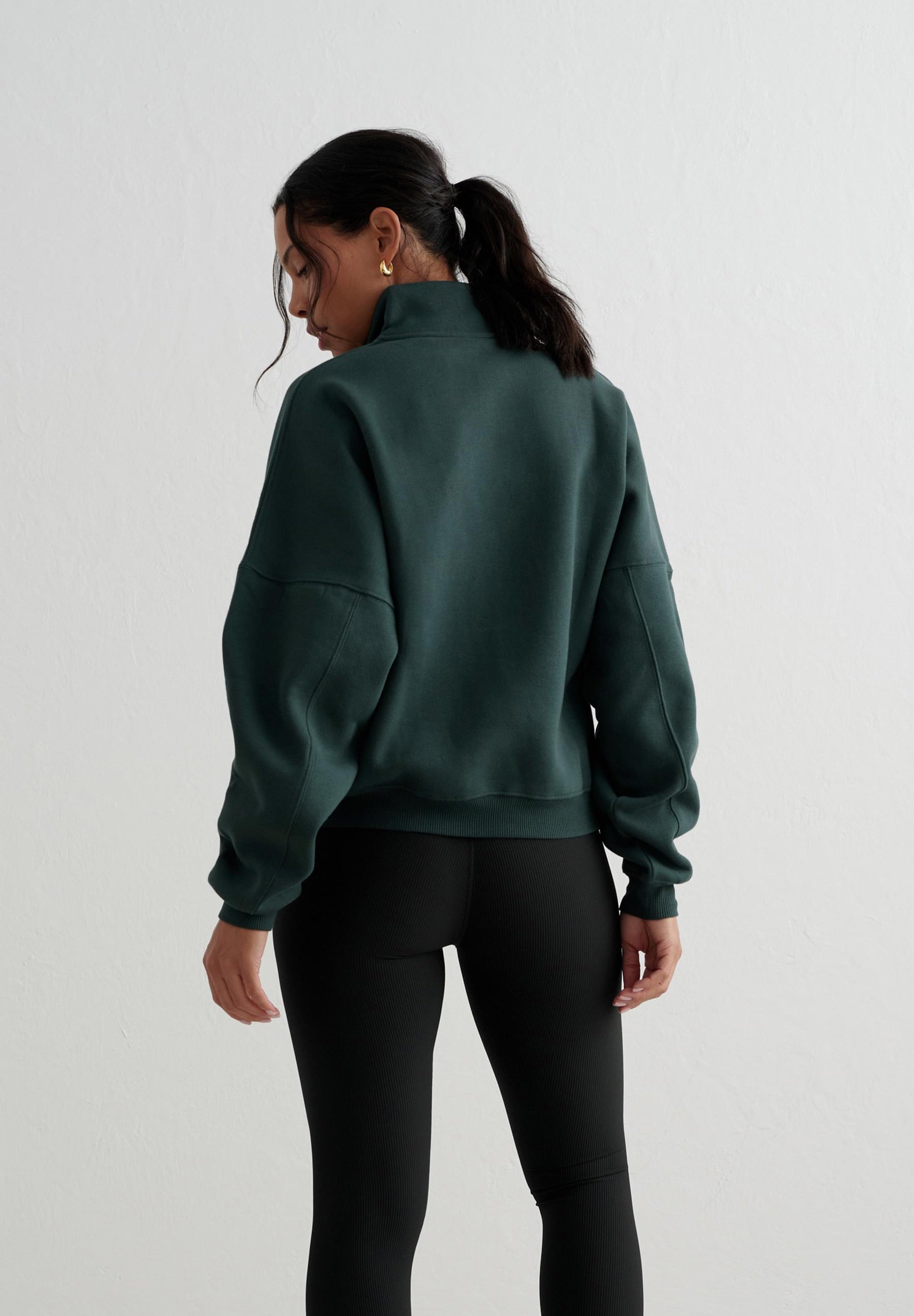 aim'n® VARSITY HALF - Sweatshirt - deep emerald/green - Zalando